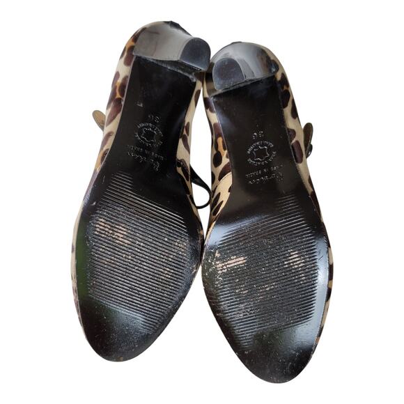 Boden‎ Lilli Calf Hair Leopard Print Mary Jane Mid Heels Pumps
 Size 36 EU /6 US - Picture 8 of 11